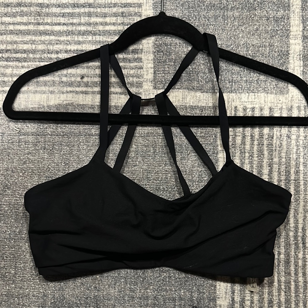 Free People Movement Chic Black Strappy Bralette